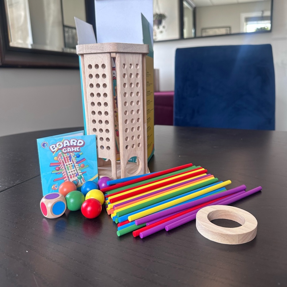 Colorful Wooden Board Game for Kids